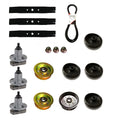 One New Deck Rebuild Kit Xht Blades & Wheels W/o Hardware Fits John