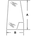 3233051r1 Rear Door Glass Fits Case Ih Tractor 485 1055 1056 1255