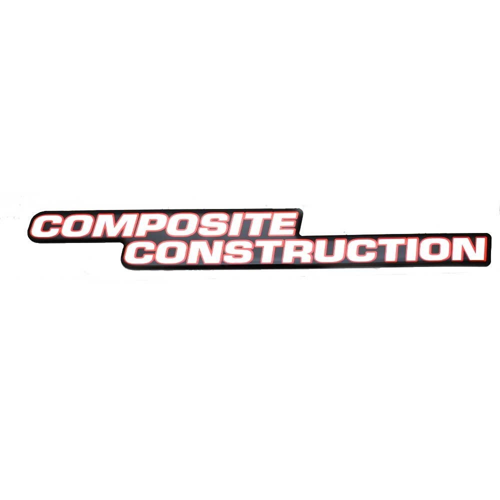 Boat Raised Decal Stratos Composite Construction by Stratos