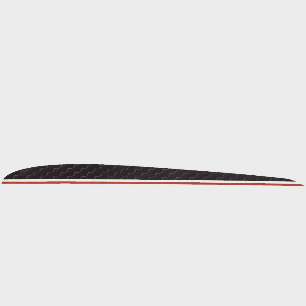 Tracker Boat Accent Stripe Decal Black Red Sticker