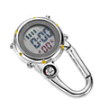 Backpack Clip On Band Carabiner Digital Sports Fob Watch Luminous For