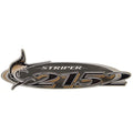 Striper Boat Raised Decal 2152 Gold Gray by Striper