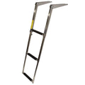 Telescoping Boat Ladder 3 Step 38 Inch Stainless by Garelick Marine