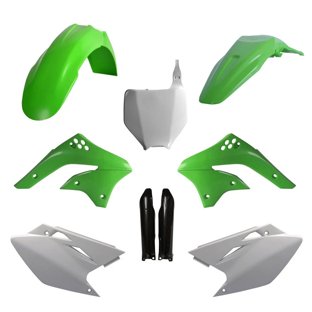 Polisport Plastic Kit + Fork Guards Kawasaki Kx450f 2006-2008, Oem