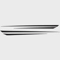 Chaparral Boat Deck Graphic Decals H2O Surf Black by Chaparral