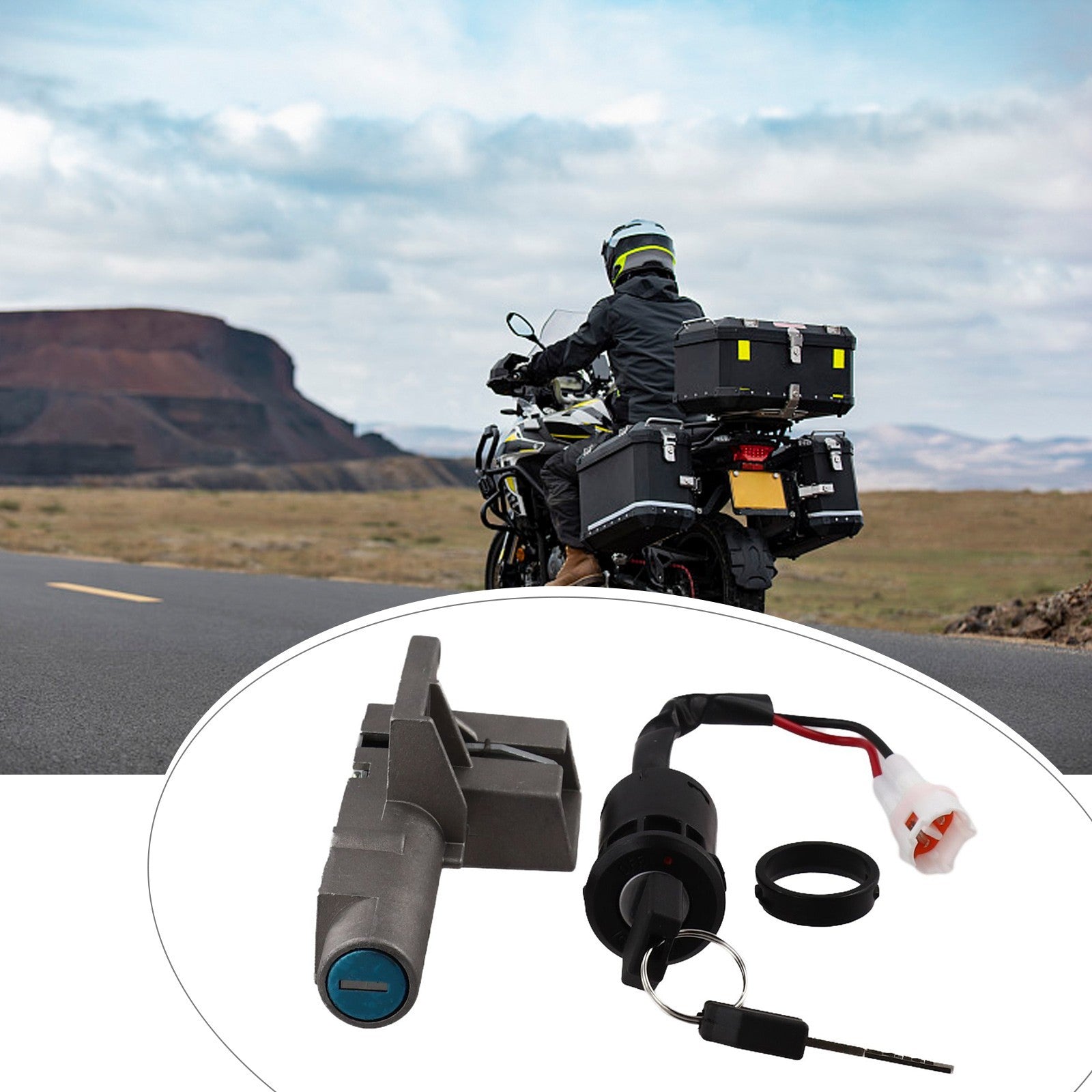 Motorbike Ignition Switch Aluminum Motorcycle Accessory