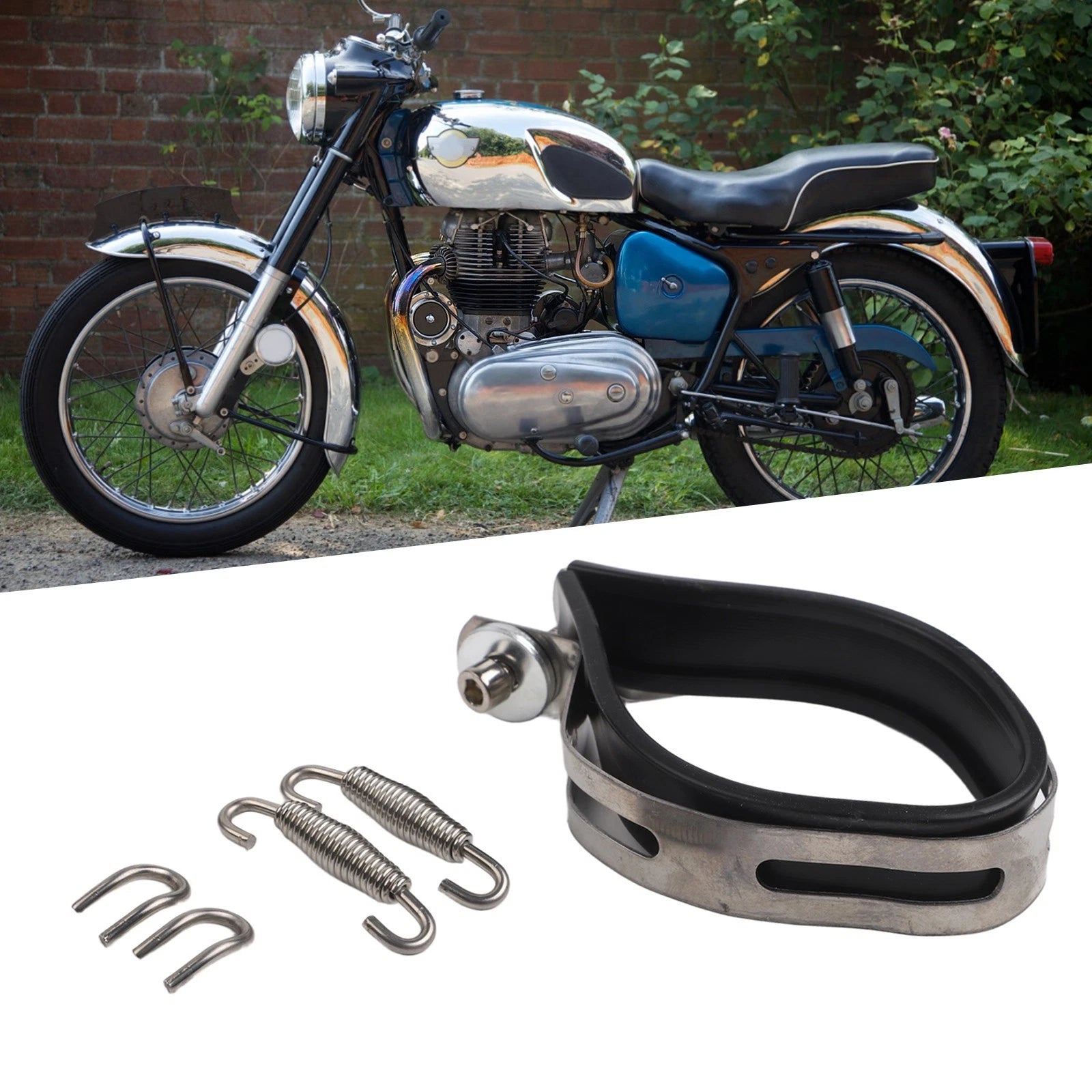 Carbon Fiber Muffler Bracket With Adjustable Stainless Steel