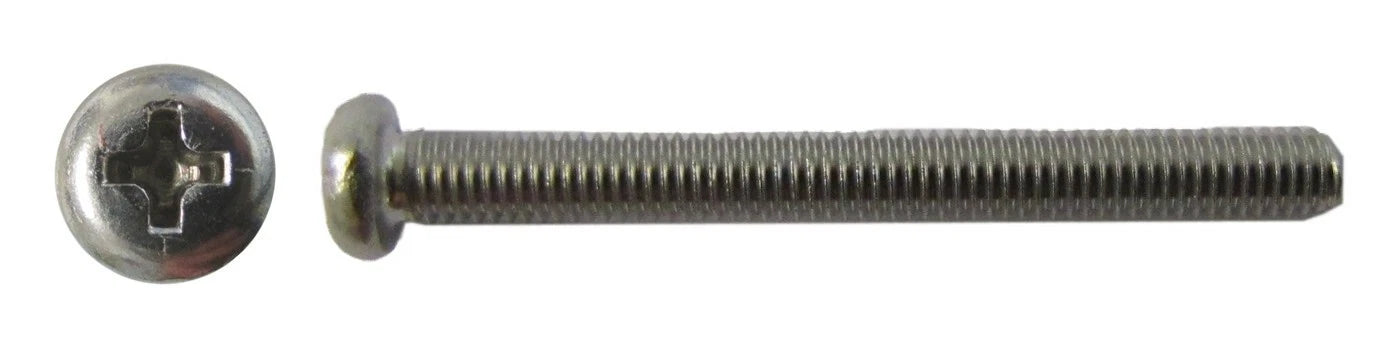 Screws Philips Pan Head Stainless Steel M6 X 20mm X 1.00mm Pitch