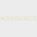 Four Winns Boat Windshield Decal Champagne 17 1/2 x 2 Inch by Four Winns