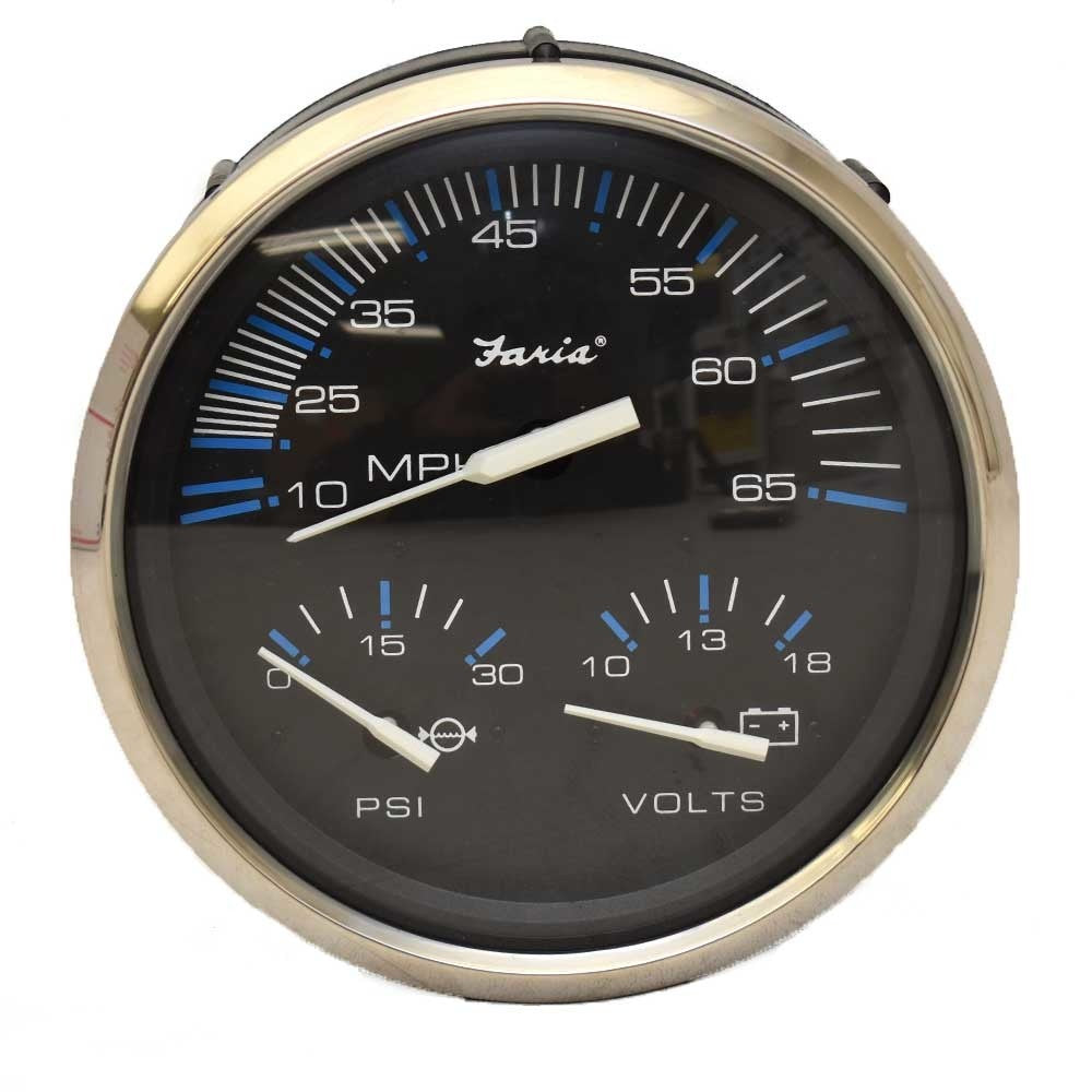 Faria Boat Multifunction Gauge GS1012A by Faria