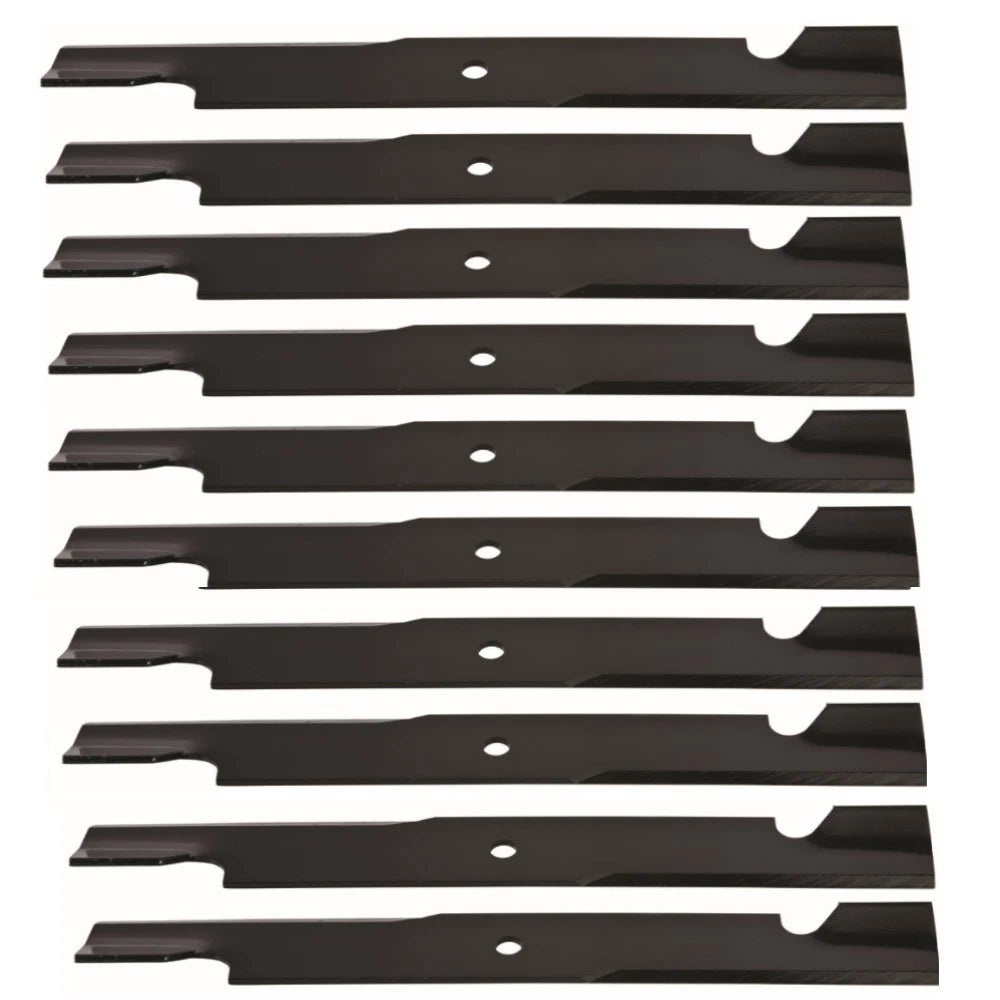 Set Of Ten (10) 7075770 Notched Air-lift Blades Requires (3) For 61"