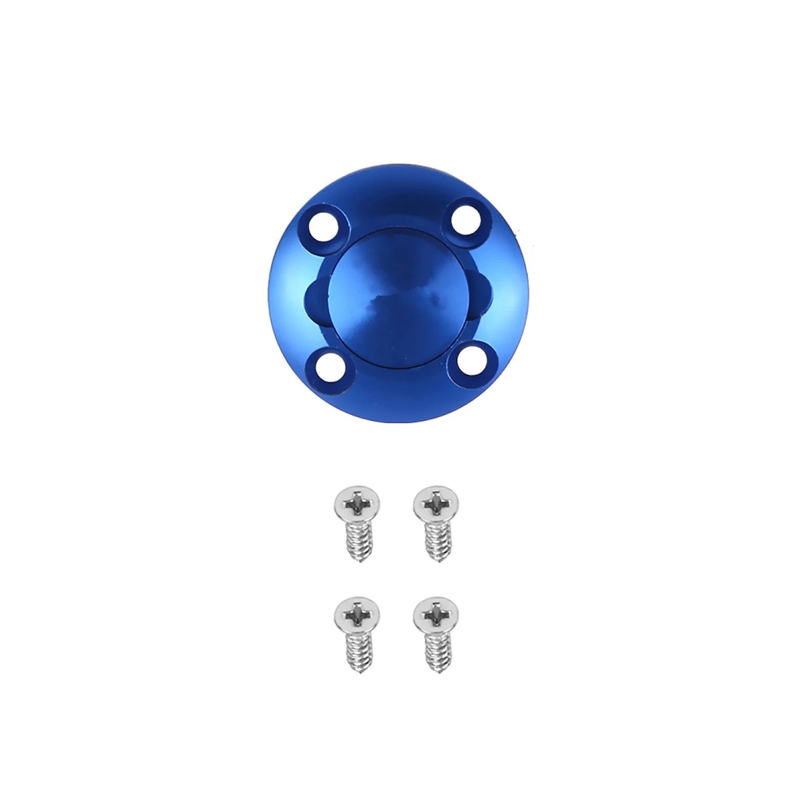 Blue Alloy Round Fuel Dot Cap Oil Tank Plug For Rc Airplane Aircraft