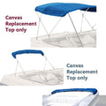 Bimini Top Boar Cover Canvas Fabric With Boot Fits 3 Bow 72"l 85"-