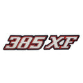 Stratos Boat Decal 385 XF Black Red White by Stratos