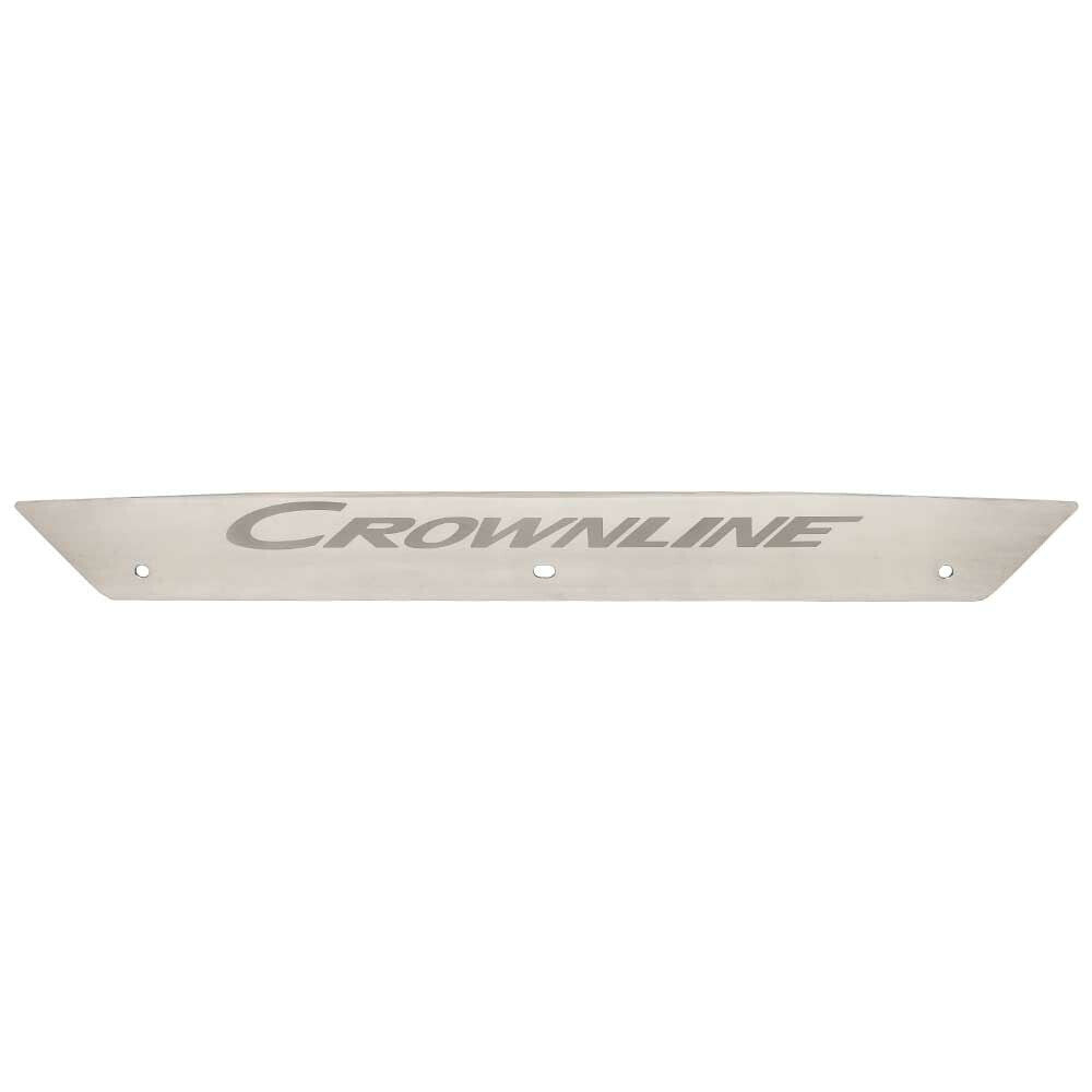 Crownline Boat Logo Plate Stainless Steel by Crownline