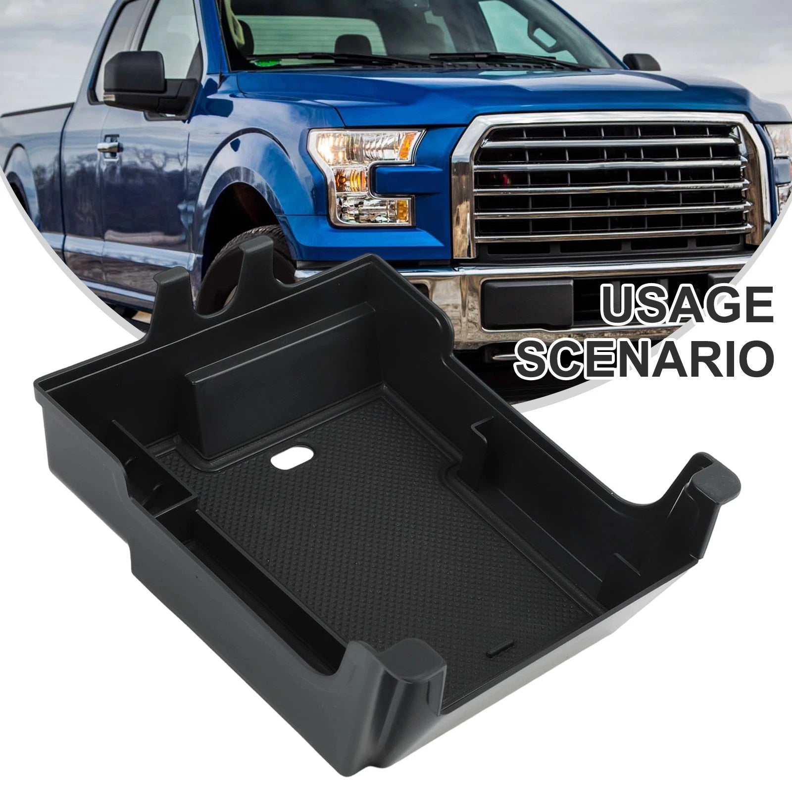 Car Armrest Storage Box Car Organizer Easy Installation High-quality