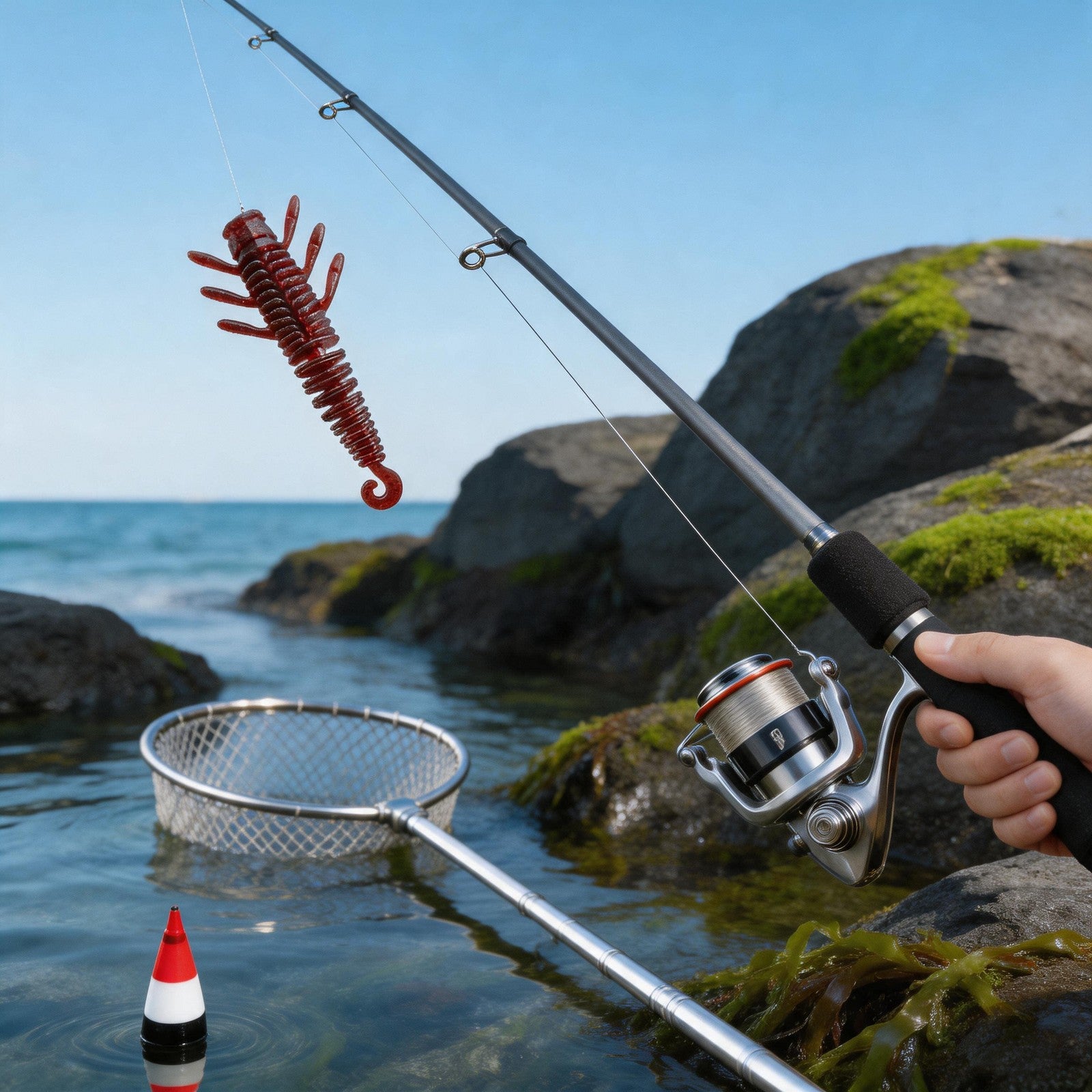 Soft Worm Lure Silicone Fishing Worm