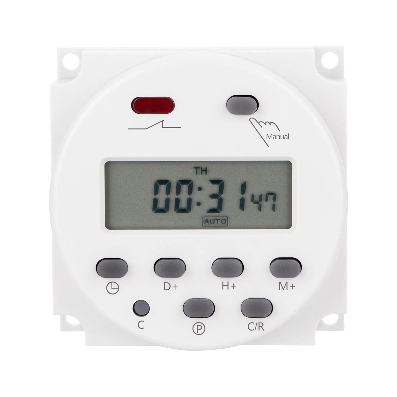 Dc 12V Digital Lcd Programmable Timer For Home Appliances 16a Relay