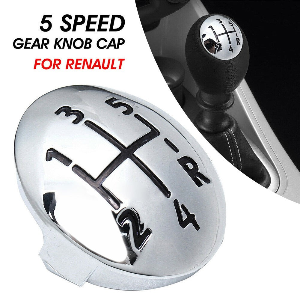 5 Speed Gear Shift Knob Cap Cover for Renault