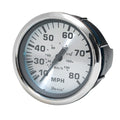 Faria Boat Speedometer Gauge SE9403B 80 MPH 3 1/4 Inch by Faria