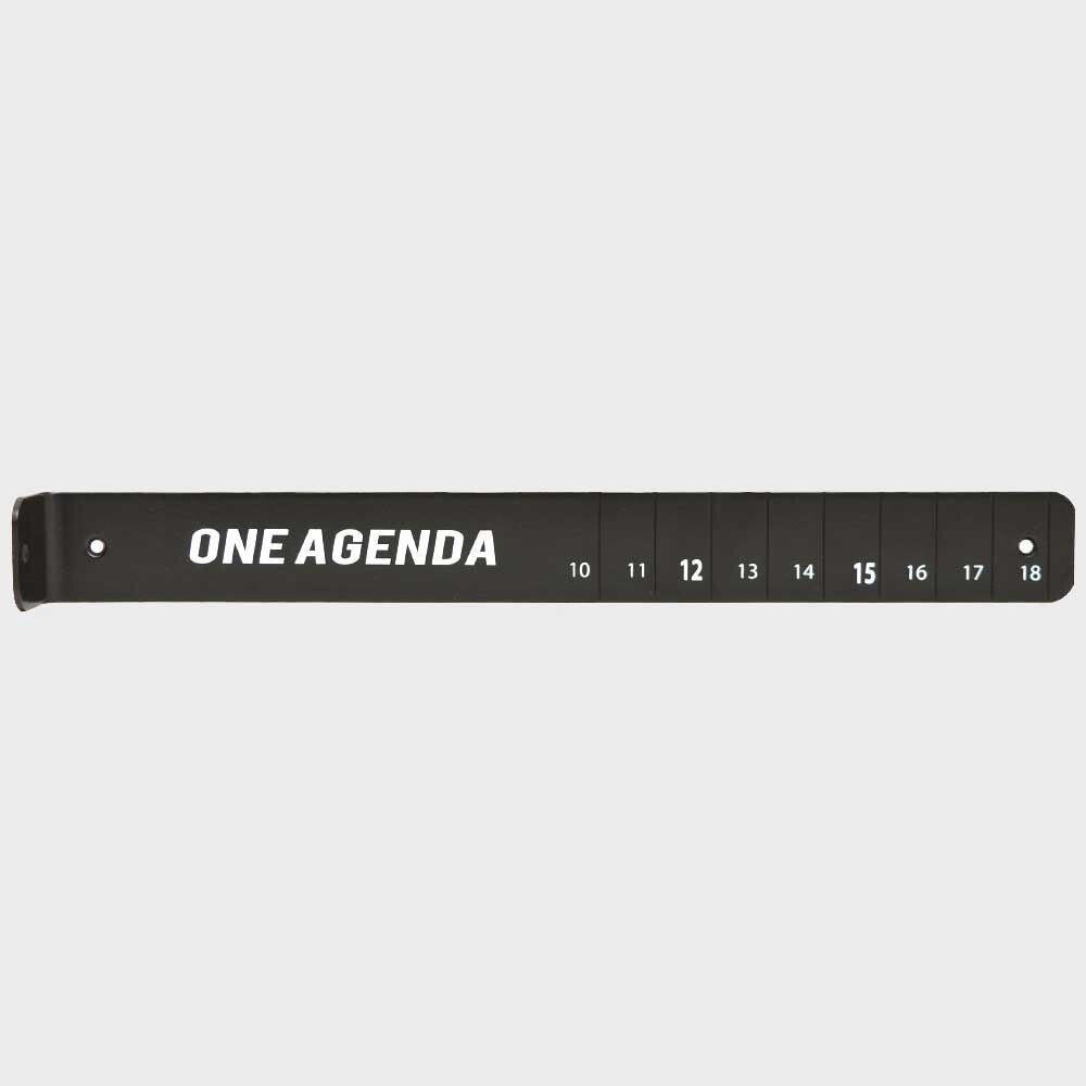Legend Boat Fish Ruler 18 1/2 Inch Black Aluminum by Legend