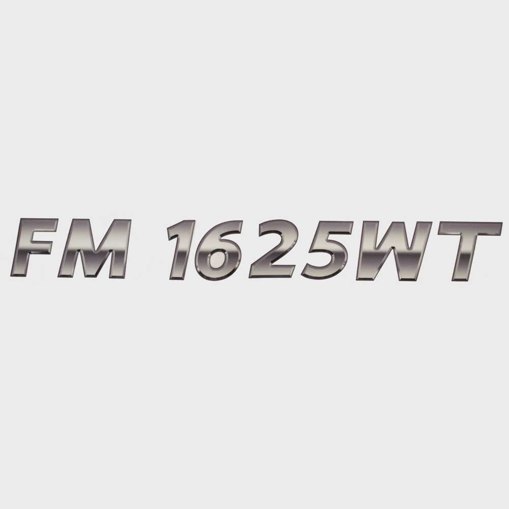 Lowe Boat Brand Decal FM 1625WT Gray