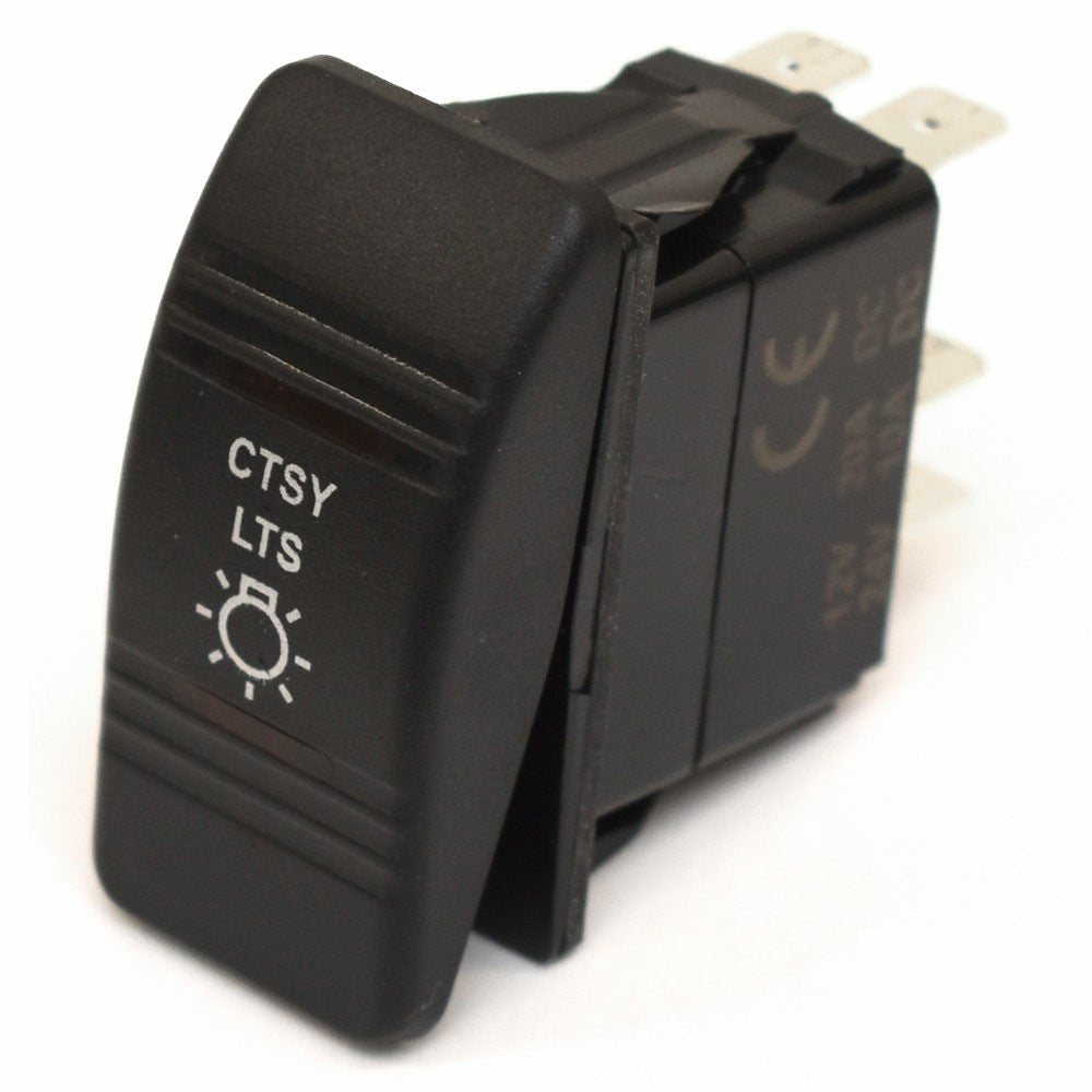 Carling On-Off Contura III Boat Rocker Switch 12V by Carling