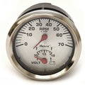 Boat Multifunction Gauge Tachometer Volt 3 1/4 Inch by Faria