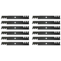 103-6393 Qty 12: Toothed Mower Blade Fits Exmark