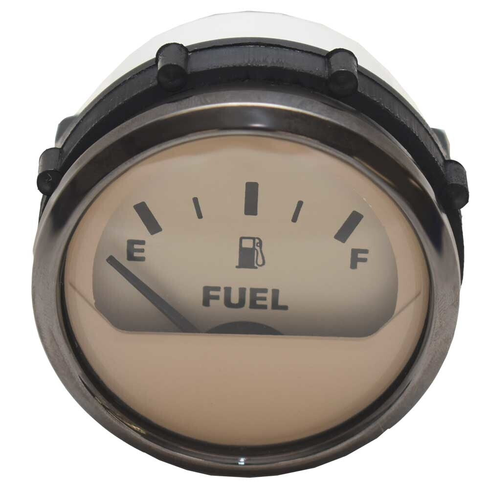 Faria Boat Fuel Gauge Euro Beige 2 Inch by Faria