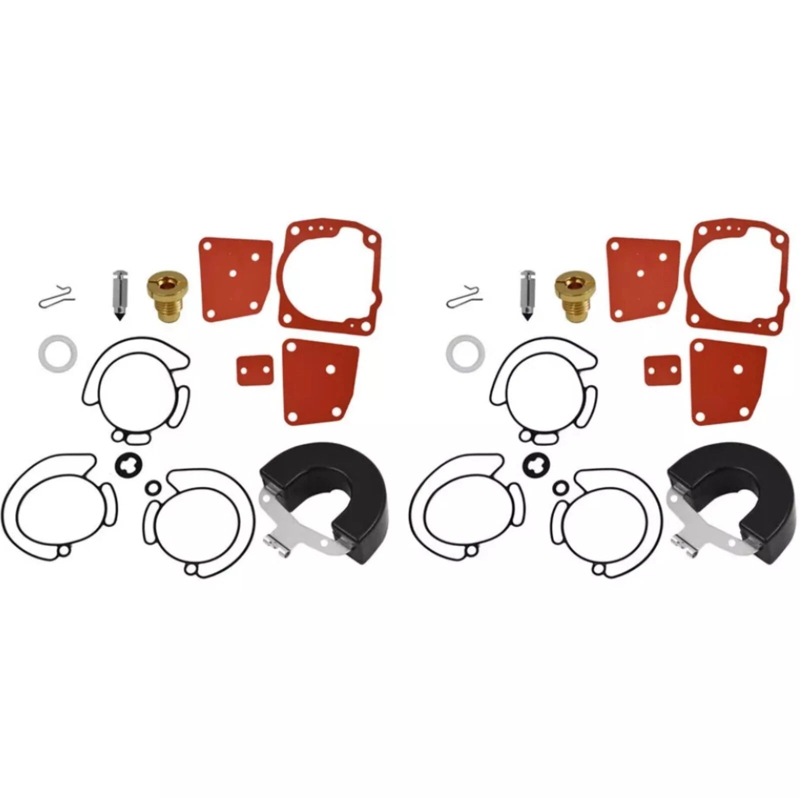 2x Carburetor Rebuild Kit for Johnson/Evinrude V4/V6 90-175HP