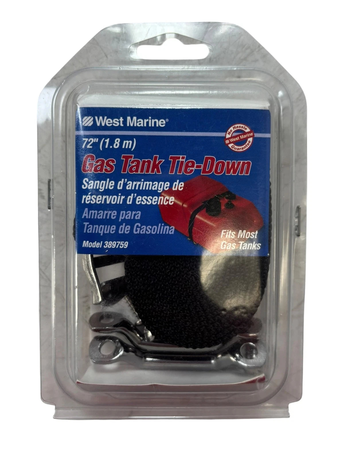 West Marine 389759, Gas Tank Tie-down 72" - New