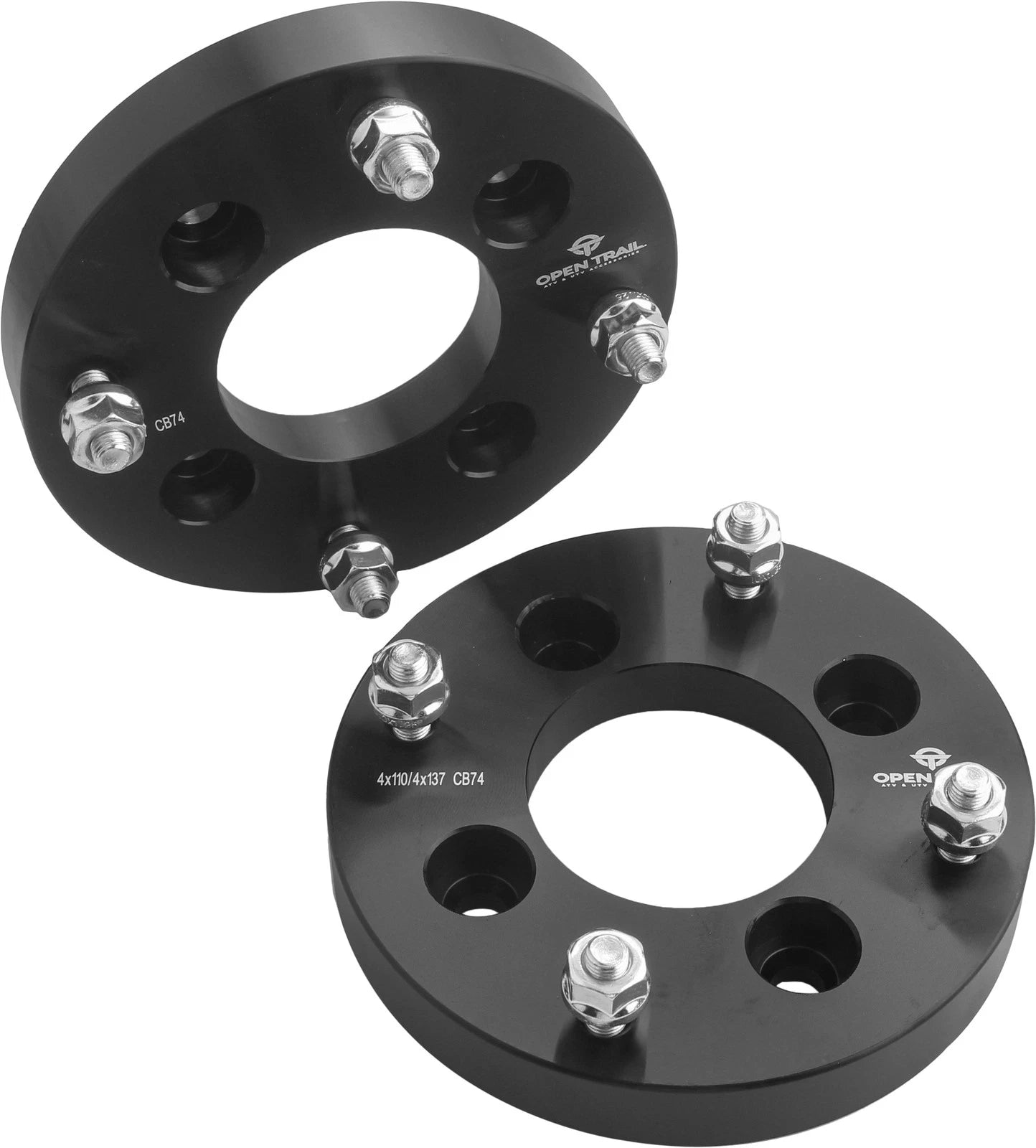 Open Trail 1-inch Wheel Spacer Adapter For Atv/utv 4x110 To 4x137,