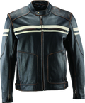 Kuryakyn Leather By River Road Hoodlum Vintage Leather Jacket 2xl