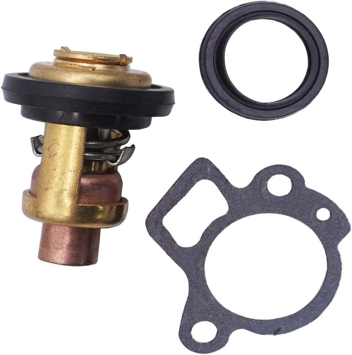Outboard Thermostat Kit 6g8-12411-01 W/ Gasket 165W-12414 For Yamaha