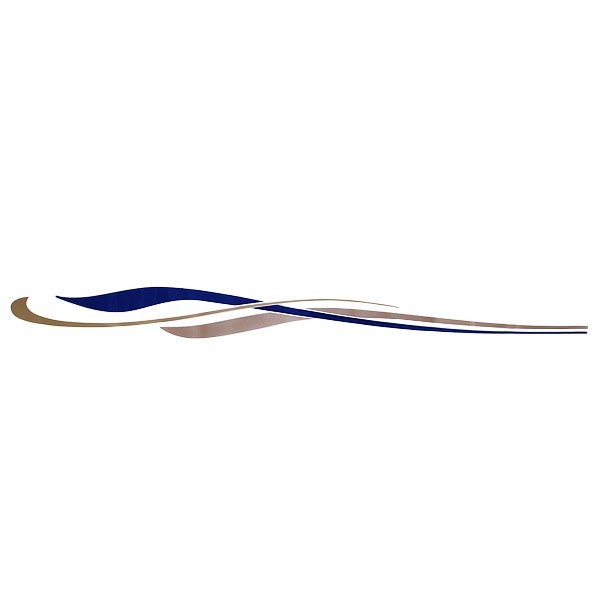 Rinker Boat Graphic Decal Flotilla Blue/Gold by Rinker
