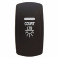 Carling Boat Rocker Switch Plate Courtesy Lights Black by Carling