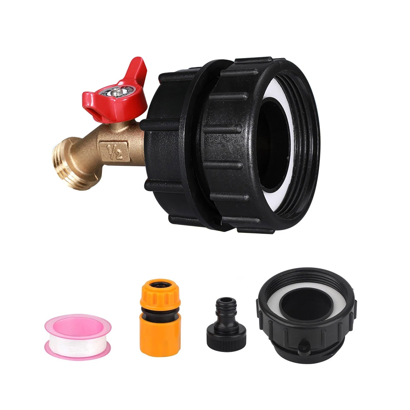 Replacement Ibc Tote Adapter Valve Kit 3 Sizes For 275-330 Gallon