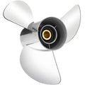 13 1/2 X 15 Semi Cleaver Style Boat Propeller 15 Spline Fit Yamaha