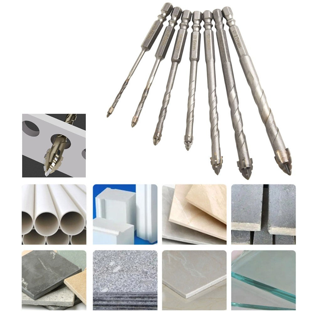 Triangular Drill Bit for Glass