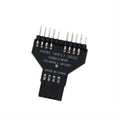 Motherboard Usb 9 Pin Header Female 1 To 2 Male Extension Adapter Usb