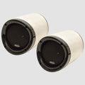 Malibu Boat Speaker Cans Titan Alpha I Aluminum Black (Pair) by Malibu