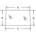 Cab Glass - Rear Window Tinted Fits Massey Ferguson 698 670 690 675