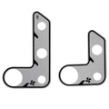 Sea-doo Jet Boat Panel Decals | Blank Gray Stickers (Set Of 2)