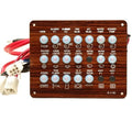 Sea Ray Boat Breaker Switch Panel 1955862 | Woodgrain 7 1/2 X 6 Inch