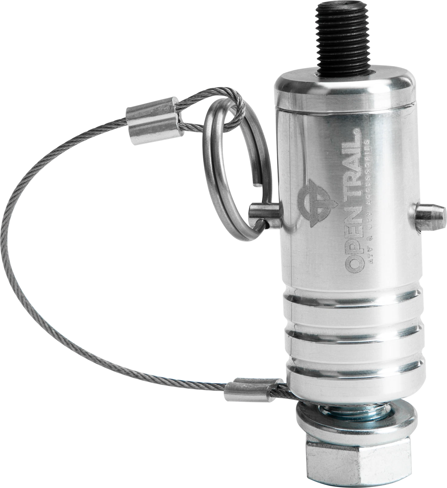 Open Trail Quick Release Whip Mount Polished For Atv/utv Flags &