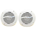 Pontoon Boat Stereo Speaker Marine 25 Watt 5 Inch White Pair by Pontoon