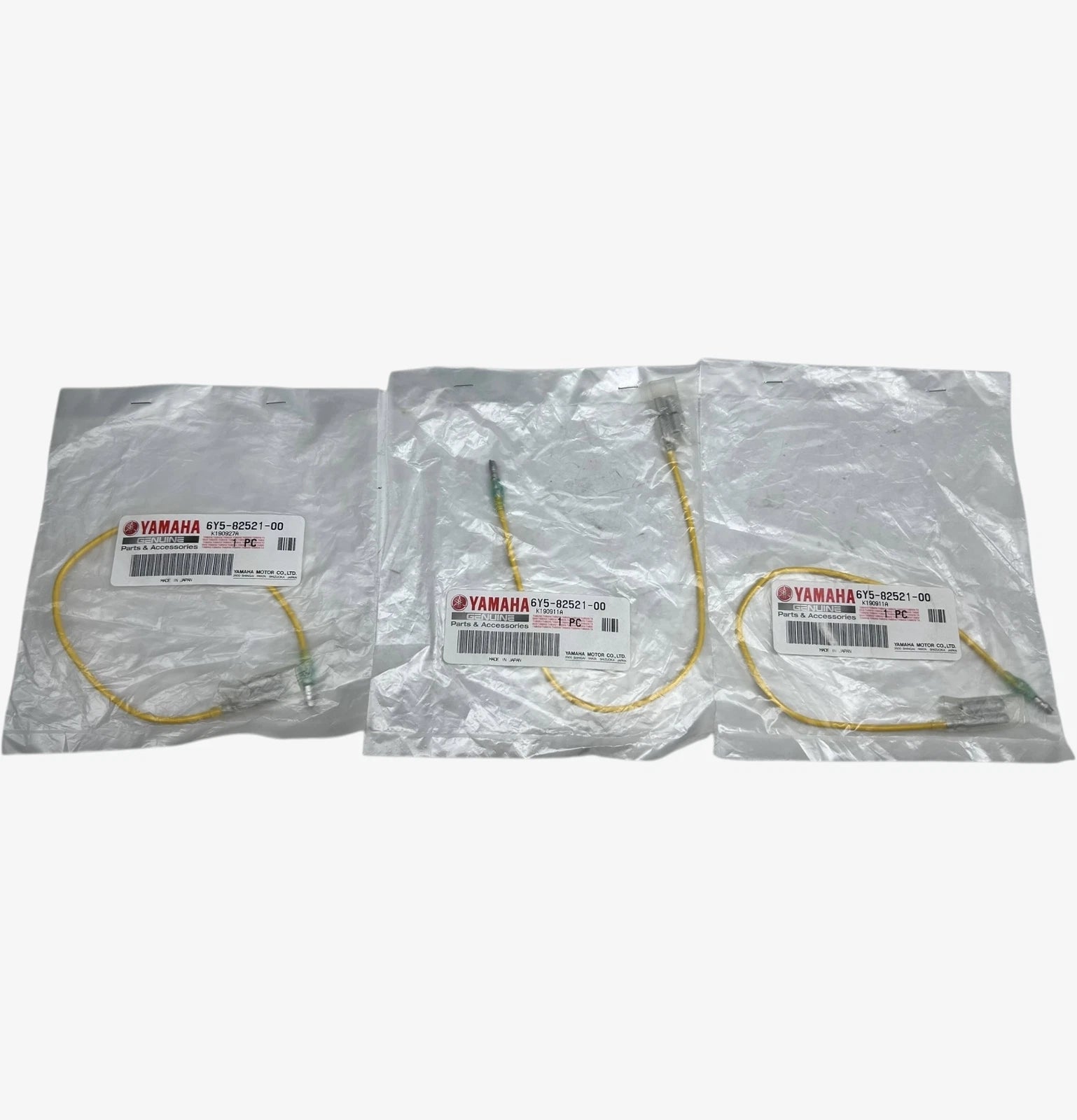 Yamaha 6y5-82521-00, Marine Yellow Wire Lead - 3 | Hook & Hull Co