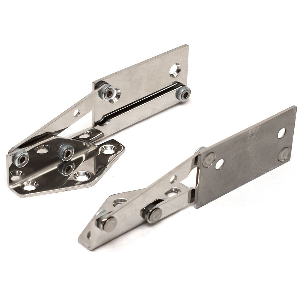 Malibu Boat Seat Hinges Set of 2 Polished Stainless Steel by Malibu