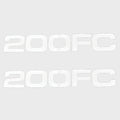 Crownline Boat Raised Decal 40190 | 340 Silver Sticker by Crownline